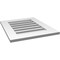 Ekena Millwork Vertical Surface Mount PVC Gable Vent: Functional, w/ 3-1/2"W x 1"P Standard Frame, 20"W x 24"H GVPVE20X2401SF - alternate 3